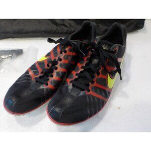 Nike Track & Field Women's Racing Spikes Shoes Black/Red/Charteuse Size 6